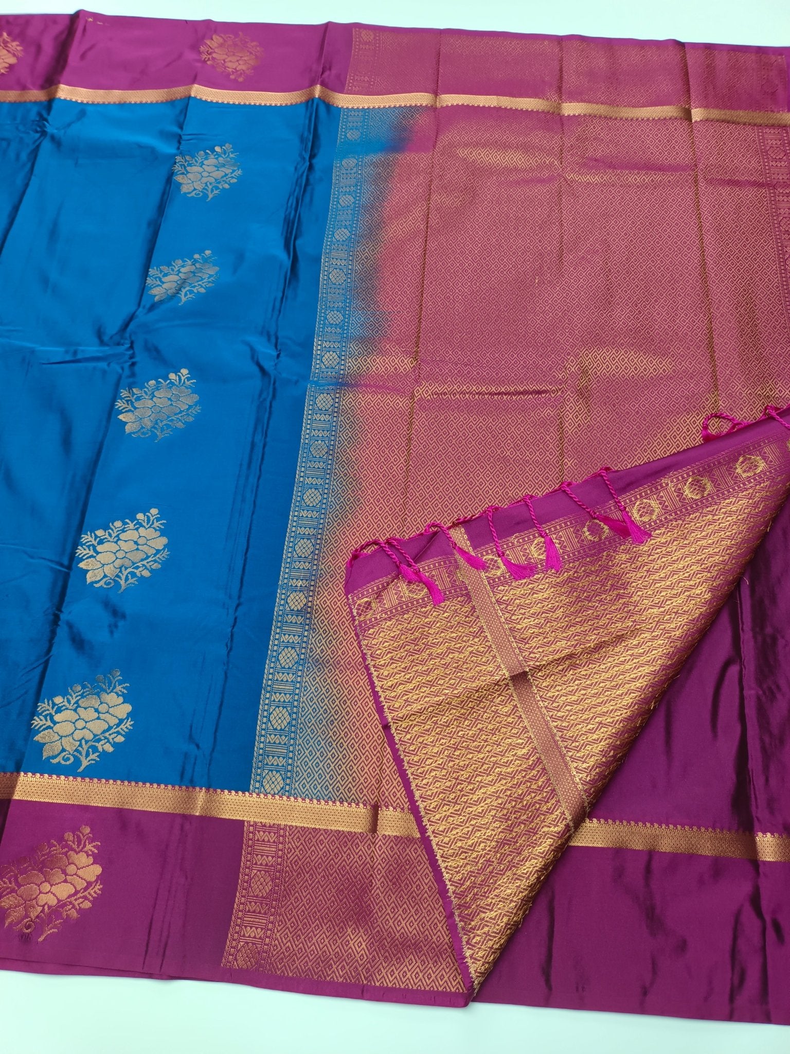 SOFT ART SILK SAREE - B S CHANNABASAPPA & SONS