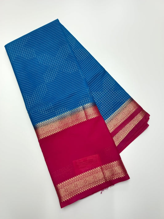 SEMI CREPE SILK SAREE - B S CHANNABASAPPA & SONS