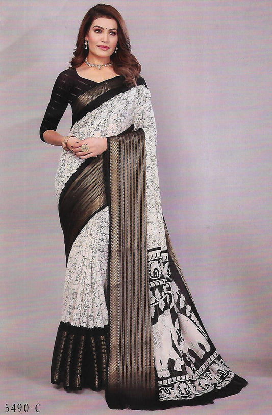 FANCY SYNTHETIC SAREE