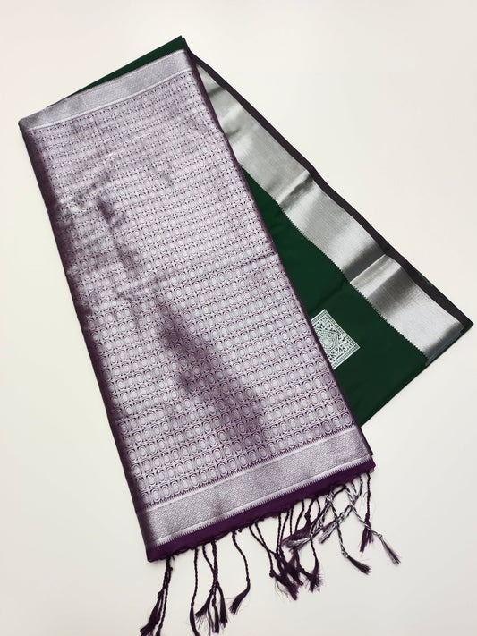 SOFT ART SILK SAREE - B S CHANNABASAPPA & SONS