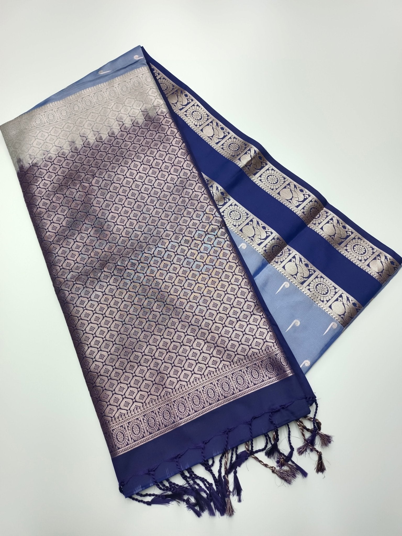 SOFT ART SILK SAREE - B S CHANNABASAPPA & SONS