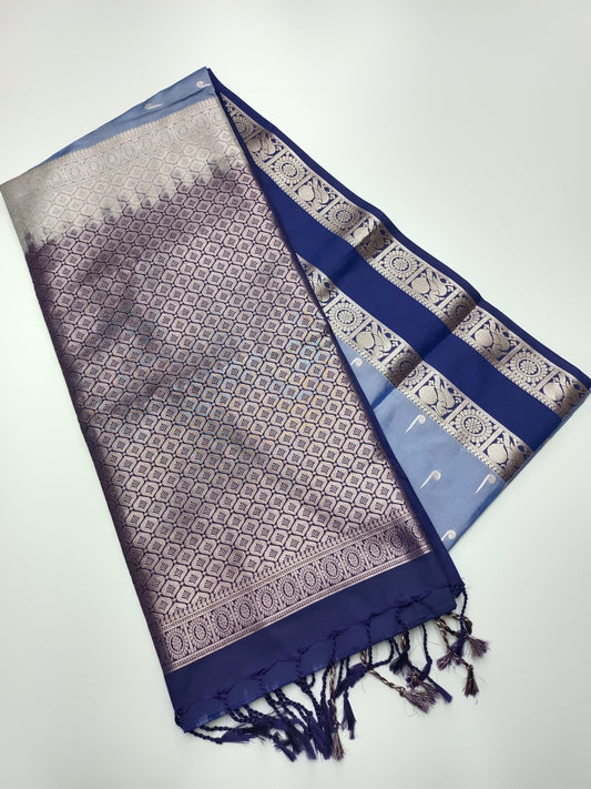 SOFT ART SILK SAREE - B S CHANNABASAPPA & SONS