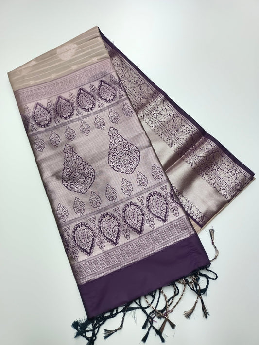 SOFT ART SILK SAREE - B S CHANNABASAPPA & SONS