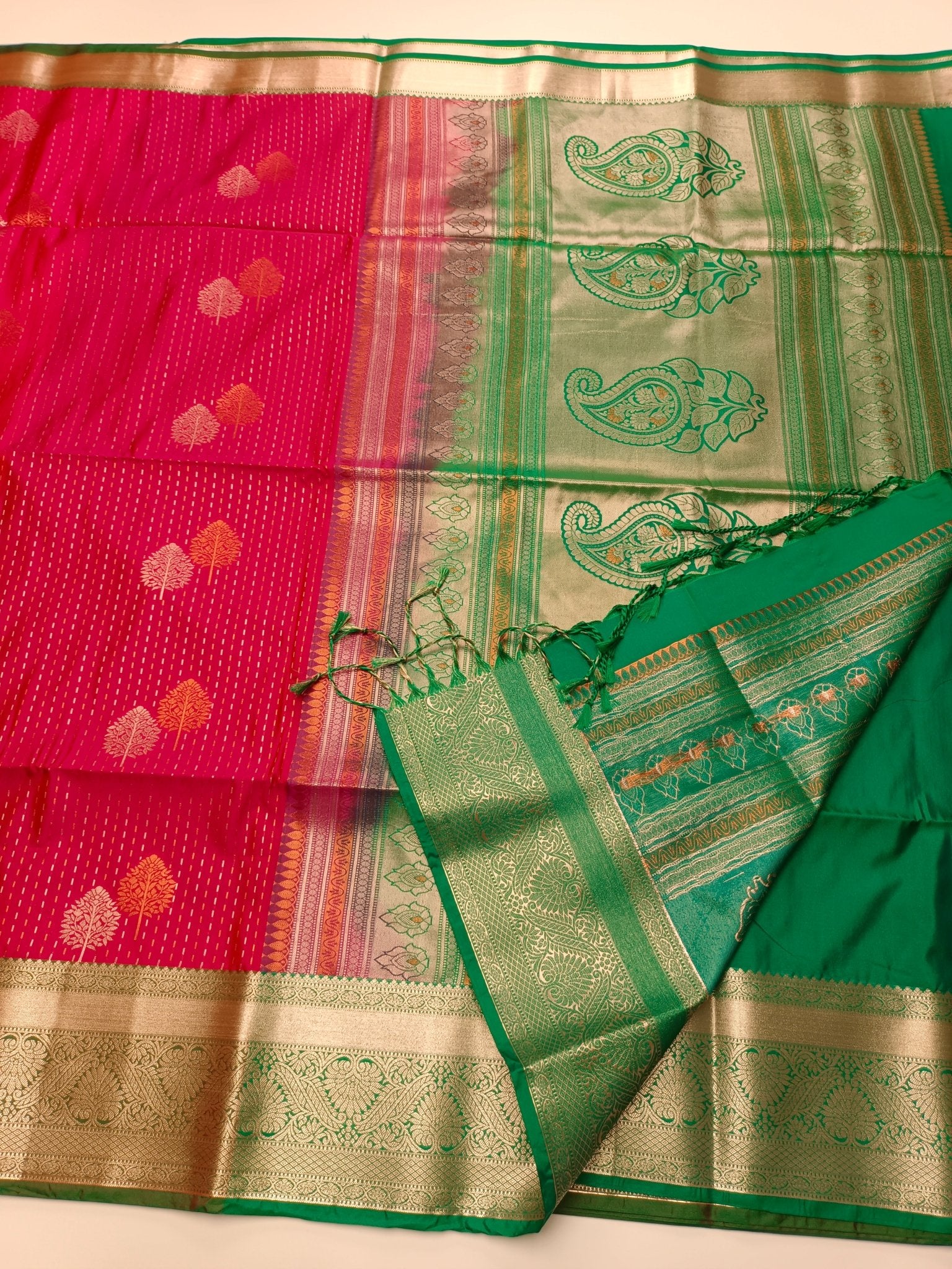 SOFT ART SILK SAREE - B S CHANNABASAPPA & SONS