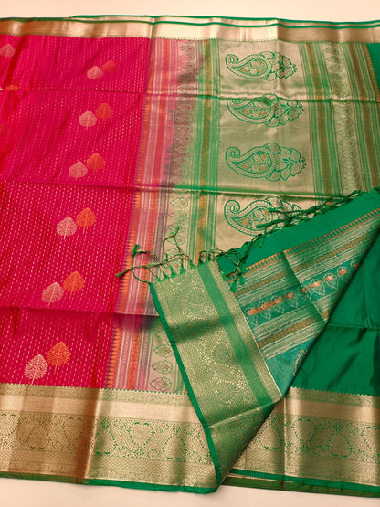 SOFT ART SILK SAREE - B S CHANNABASAPPA & SONS