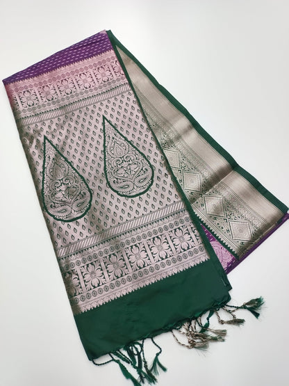 SOFT ART SILK SAREE - B S CHANNABASAPPA & SONS