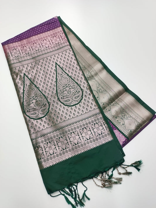 SOFT ART SILK SAREE - B S CHANNABASAPPA & SONS
