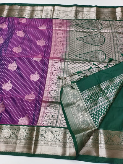 SOFT ART SILK SAREE - B S CHANNABASAPPA & SONS