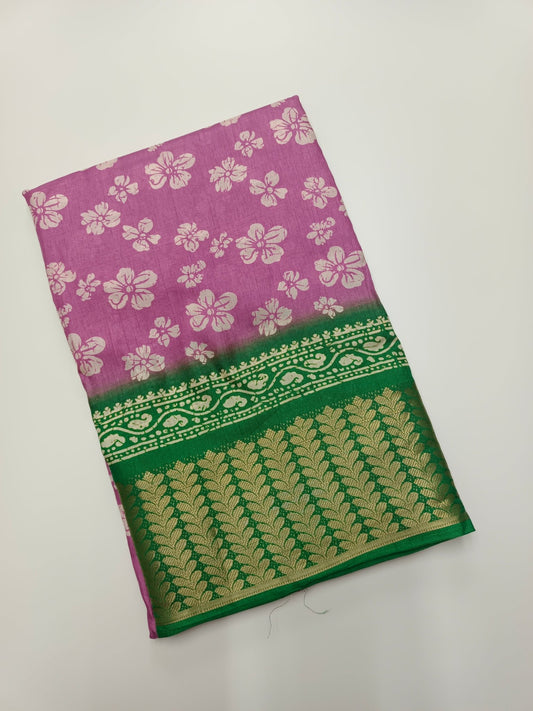 FANCY DOLA SILK SAREE - B S CHANNABASAPPA & SONS