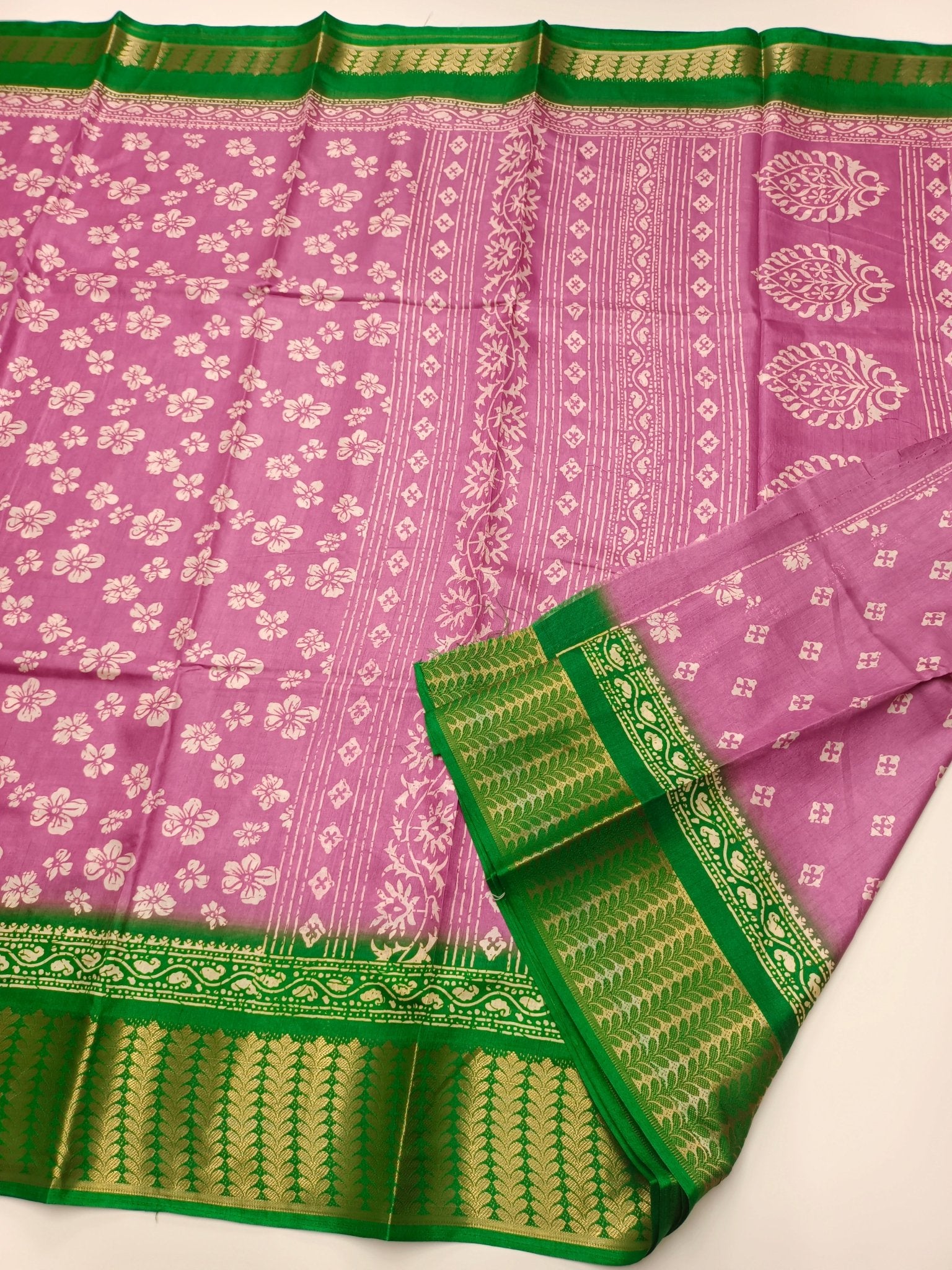 FANCY DOLA SILK SAREE - B S CHANNABASAPPA & SONS