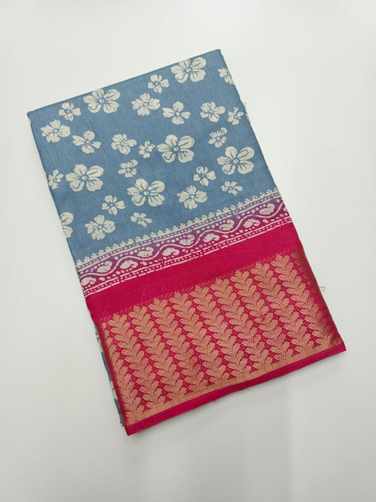 FANCY DOLA SILK SAREE - B S CHANNABASAPPA & SONS