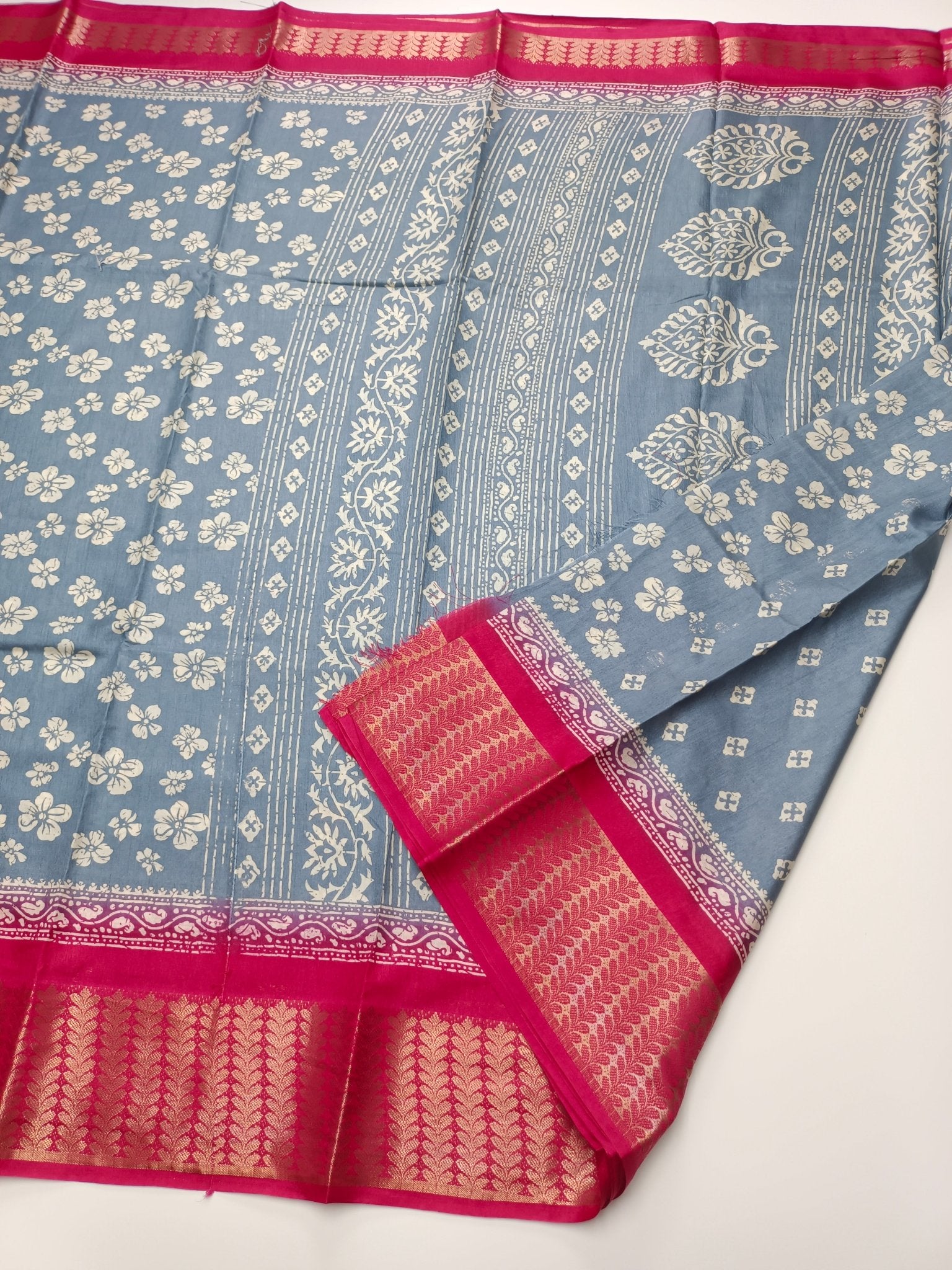 FANCY DOLA SILK SAREE - B S CHANNABASAPPA & SONS