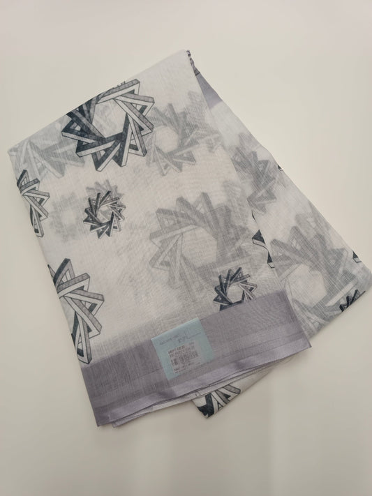 FANCY LINEN SAREE