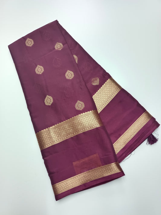 SEMI CREPE SILK SAREE