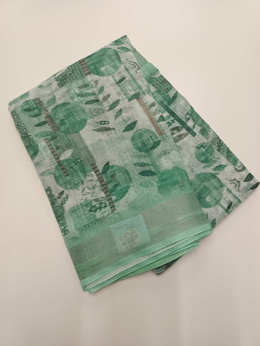 FANCY LINEN SAREE