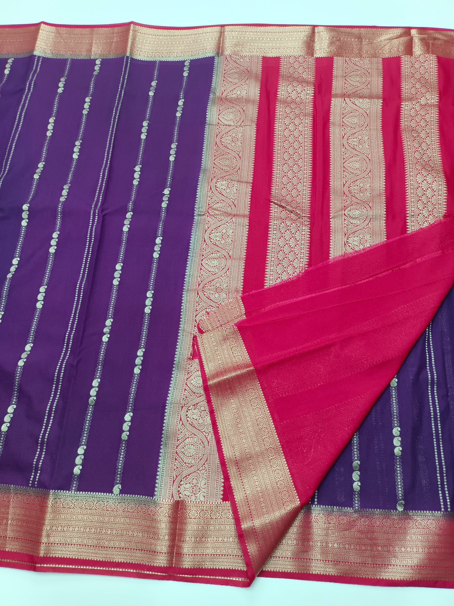 SEMI CREPE SAREE
