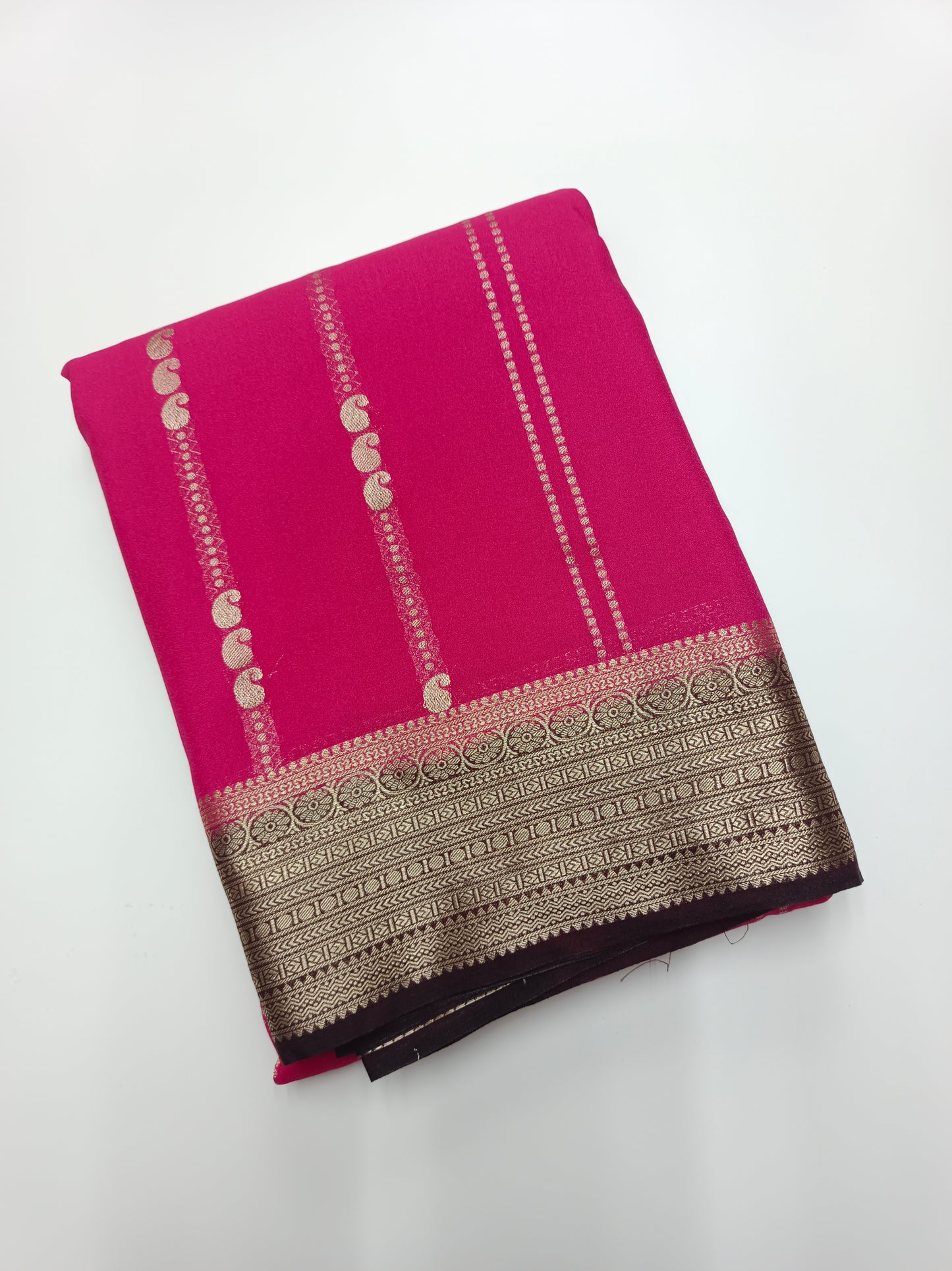 SEMI CREPE SAREE