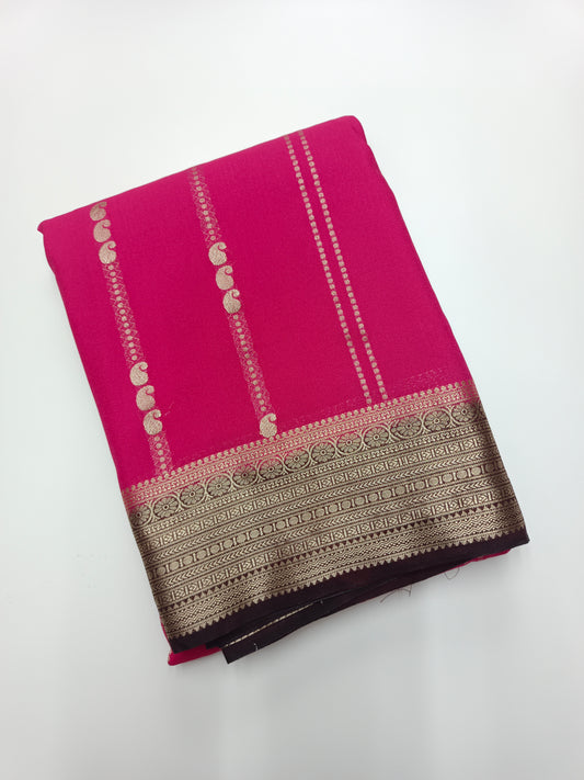 SEMI CREPE SAREE