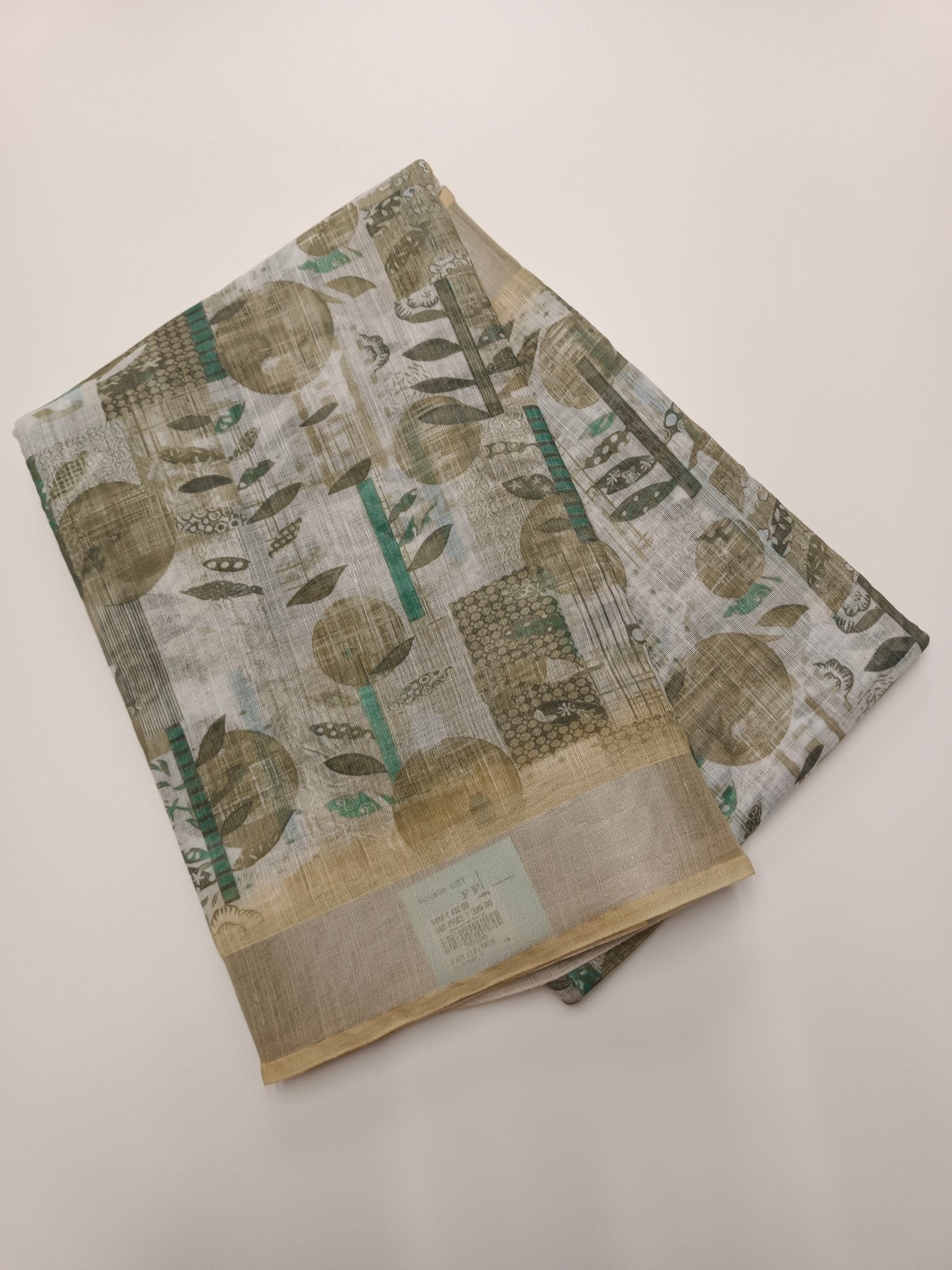 FANCY LINEN SAREE - B S CHANNABASAPPA & SONS