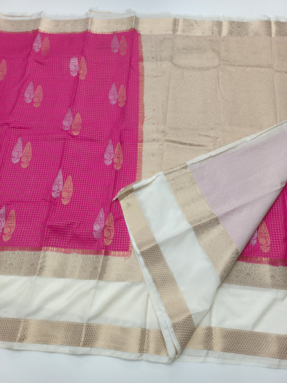 SEMI CREPE SAREE