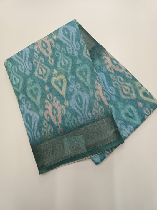 FANCY LINEN SAREE