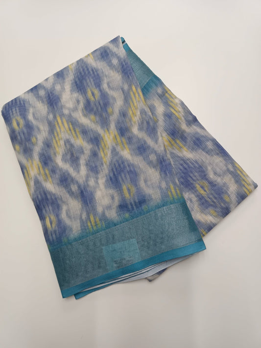 FANCY LINEN SAREE