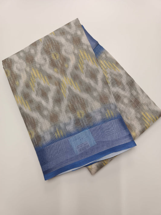 FANCY LINEN SAREE
