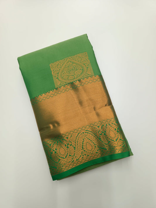 KANCHIPURAM SEMI SILK SAREE - B S CHANNABASAPPA & SONS