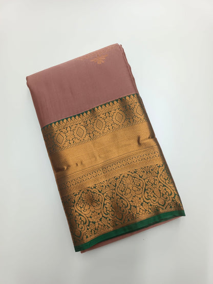 KANCHIPURAM SEMI SILK SAREE - B S CHANNABASAPPA & SONS