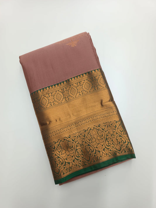 KANCHIPURAM SEMI SILK SAREE - B S CHANNABASAPPA & SONS