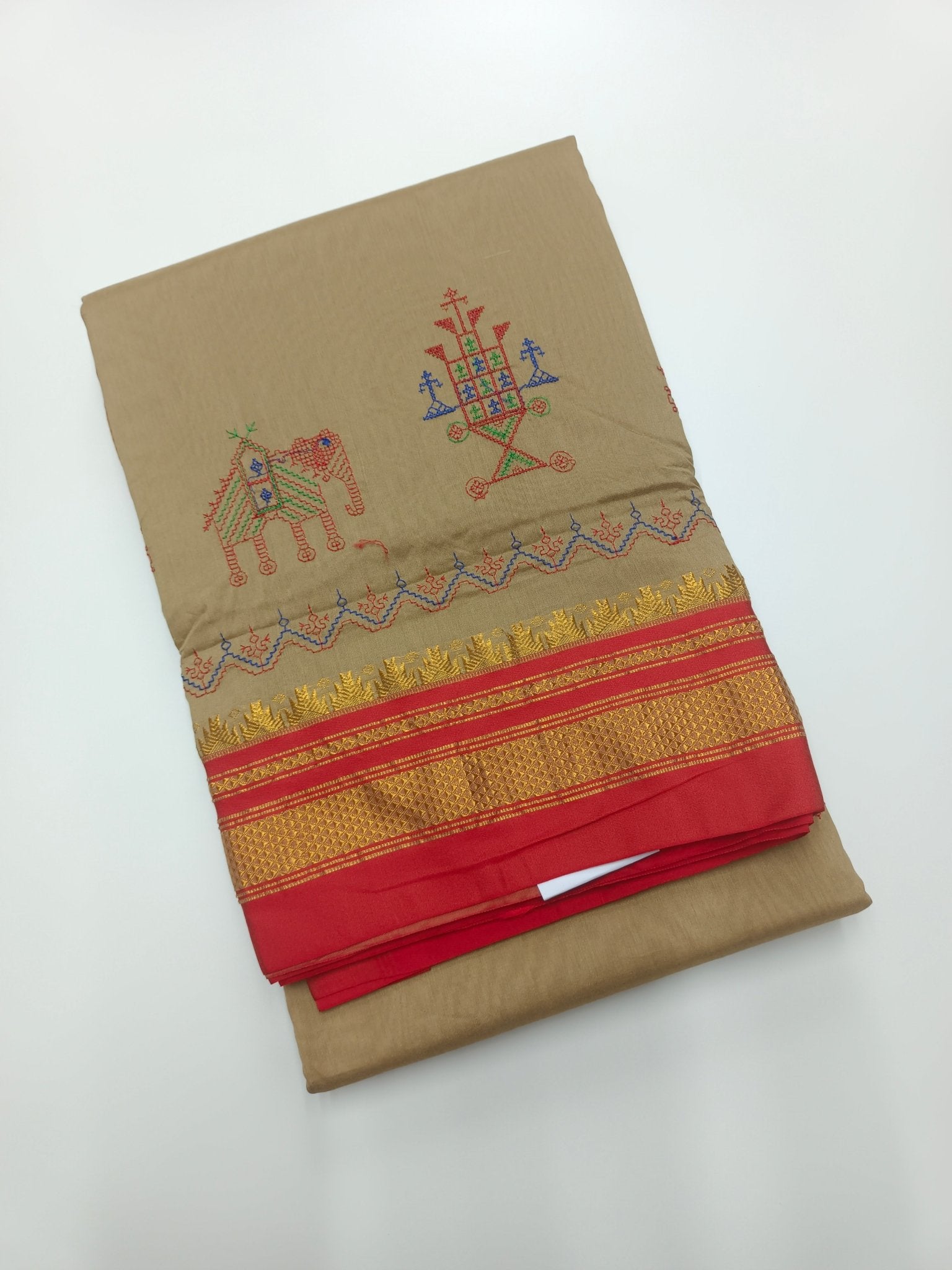 FANCY ILKAL COTTON SAREE - B S CHANNABASAPPA & SONS