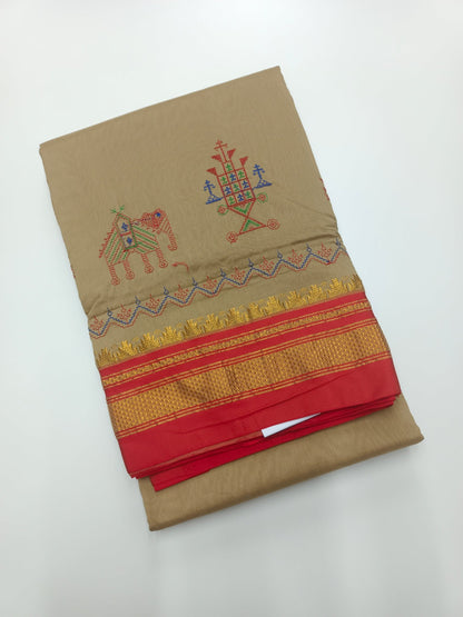 FANCY ILKAL COTTON SAREE - B S CHANNABASAPPA & SONS