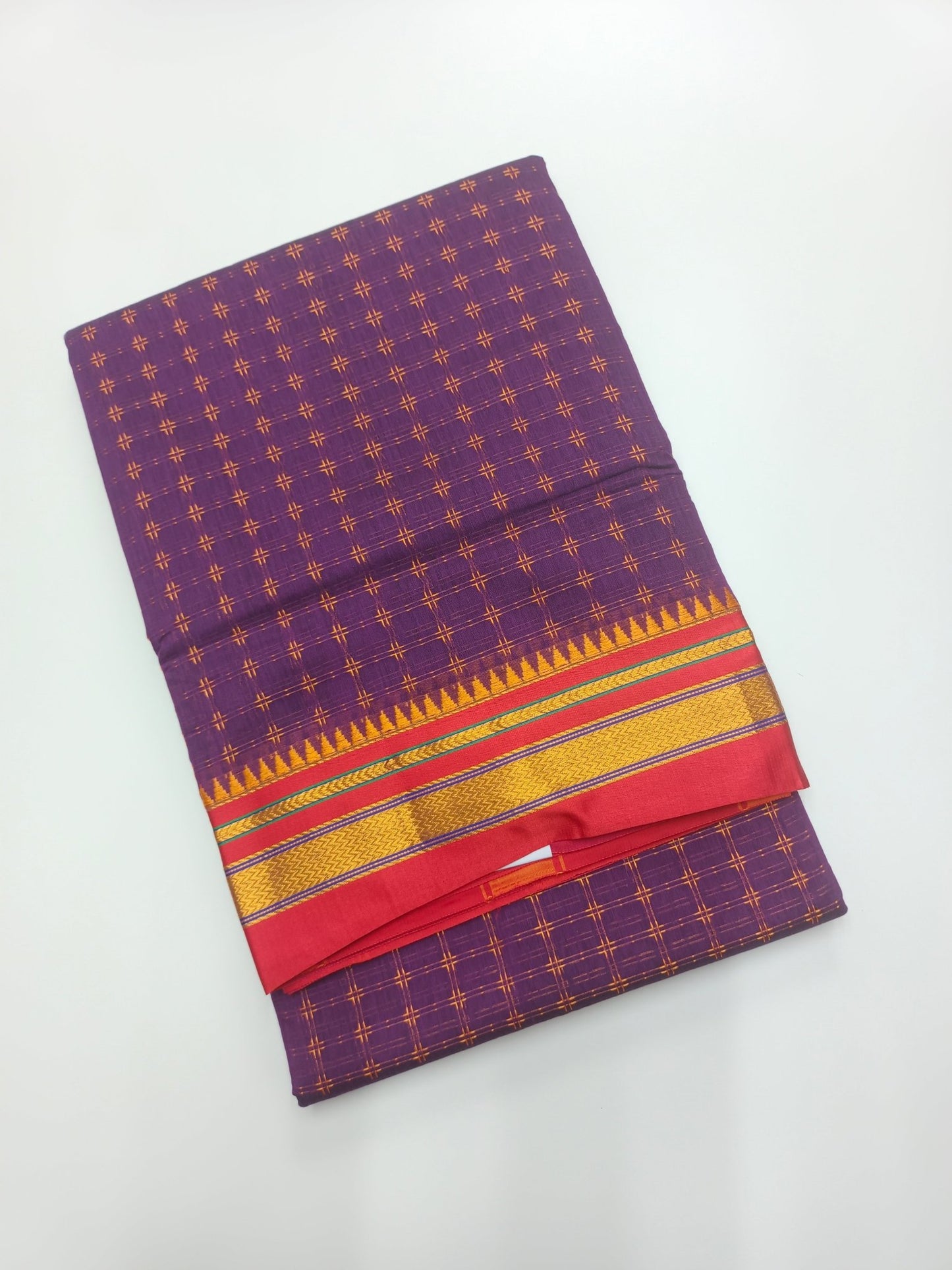 FANCY ILKAL COTTON SAREE - B S CHANNABASAPPA & SONS