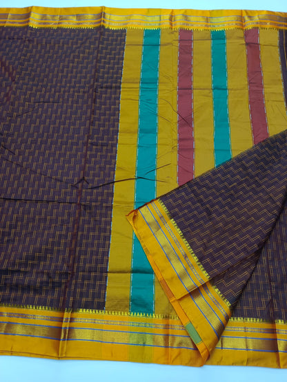 FANCY ILKAL COTTON SAREE - B S CHANNABASAPPA & SONS