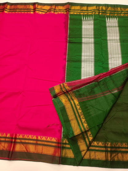 FANCY ILKAL COTTON SAREE - B S CHANNABASAPPA & SONS