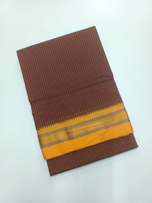 FANCY ILKAL COTTON SAREE - B S CHANNABASAPPA & SONS
