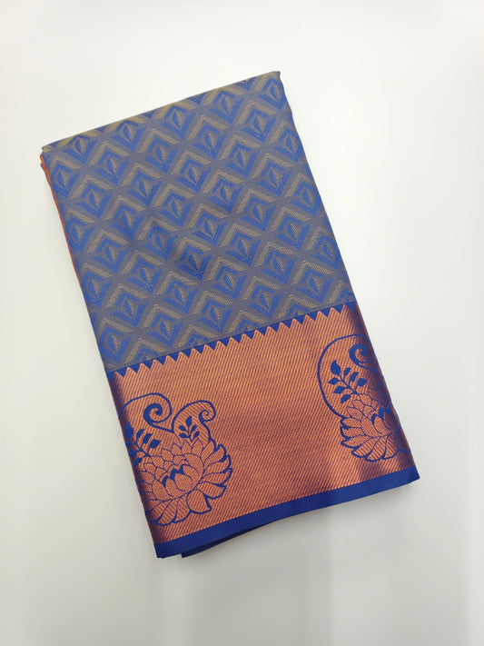 ART SILK EMBOSE SAREE - B S CHANNABASAPPA & SONS