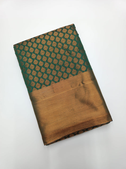 FANCY BROCADE SILK SAREE - B S CHANNABASAPPA & SONS