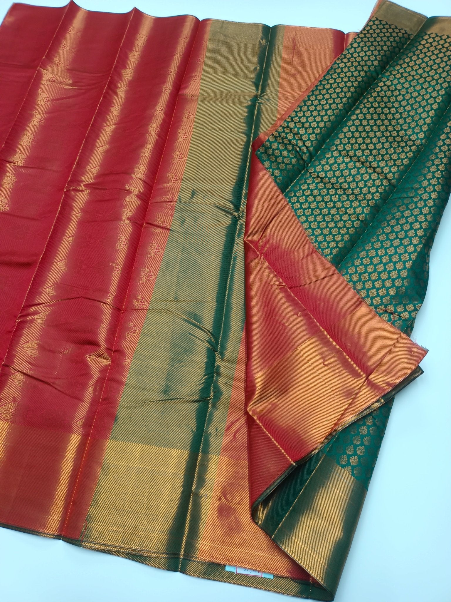 FANCY BROCADE SILK SAREE - B S CHANNABASAPPA & SONS