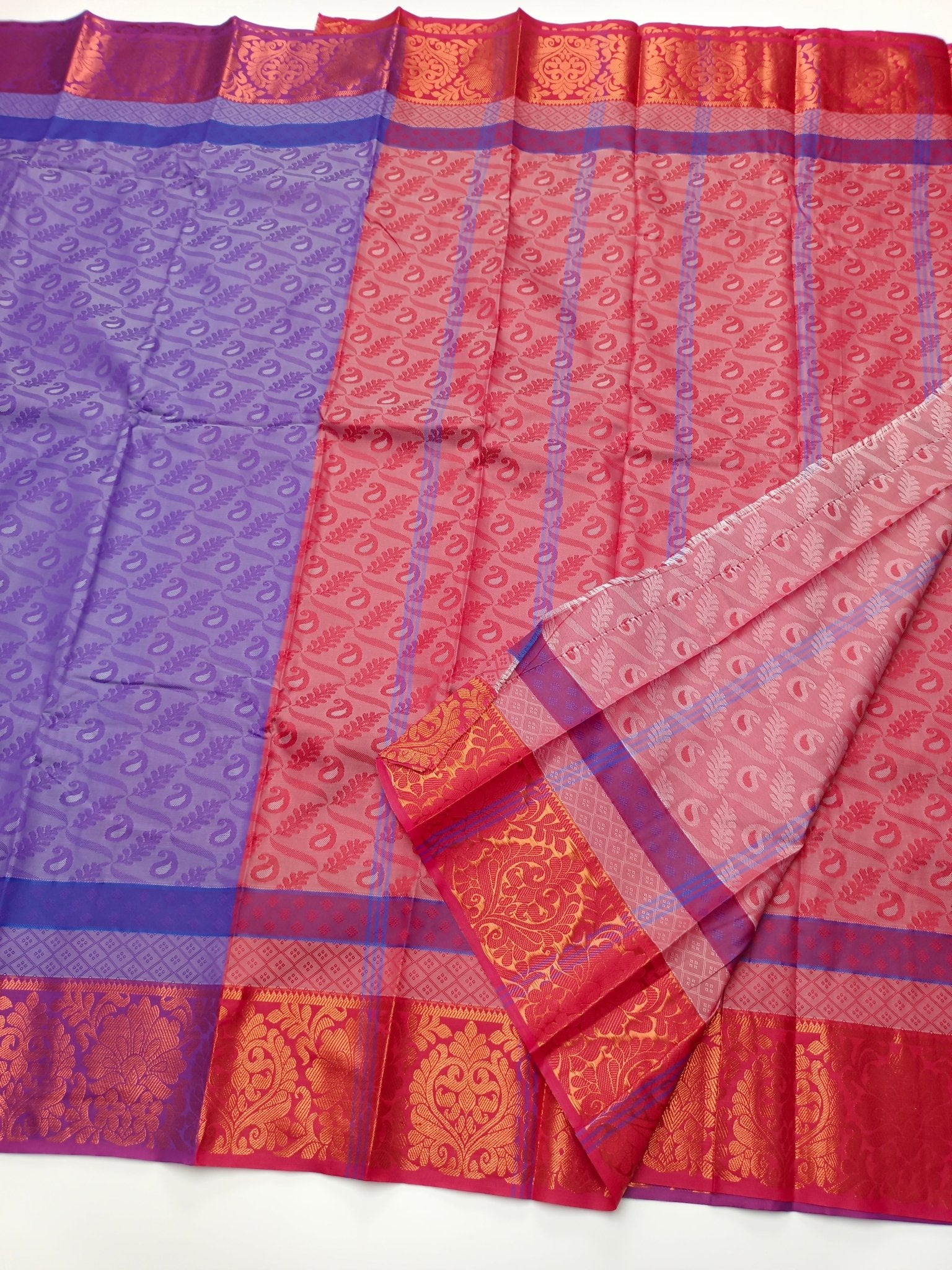ART SILK EMBOSE SAREE - B S CHANNABASAPPA & SONS