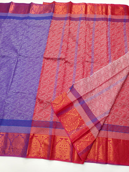 ART SILK EMBOSE SAREE - B S CHANNABASAPPA & SONS