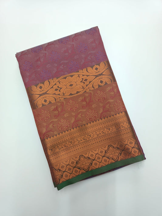 ART SILK EMBOSE SAREE - B S CHANNABASAPPA & SONS