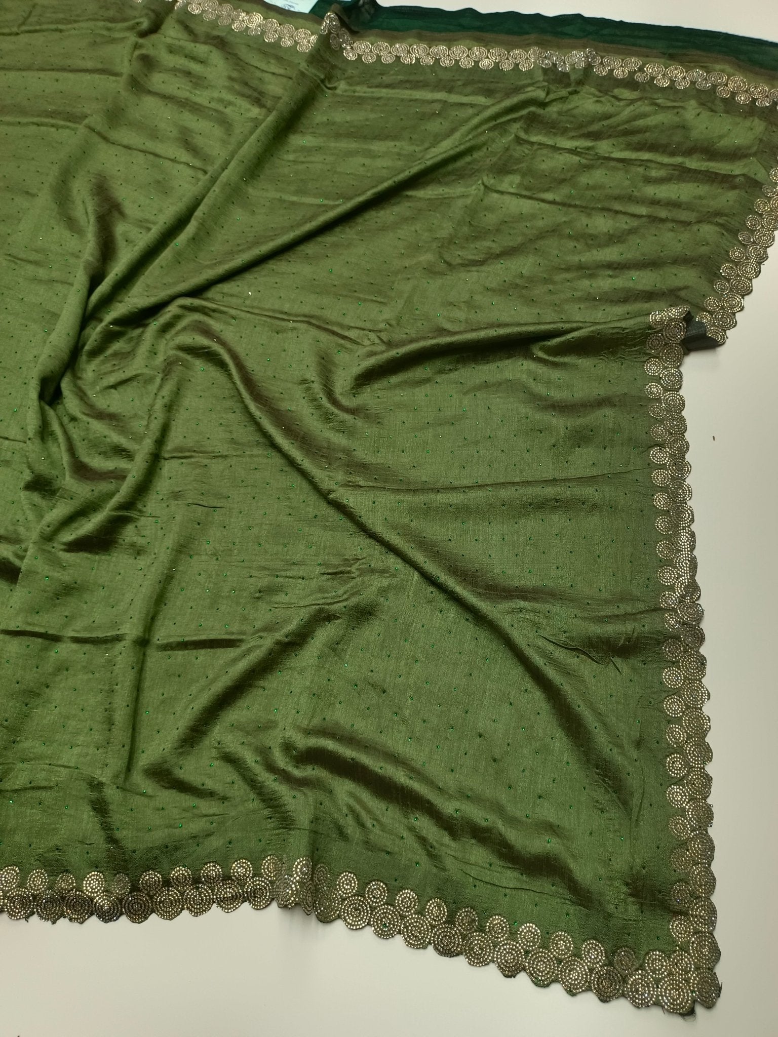 FANCY EMBROIDERY WORK SAREE - B S CHANNABASAPPA & SONS