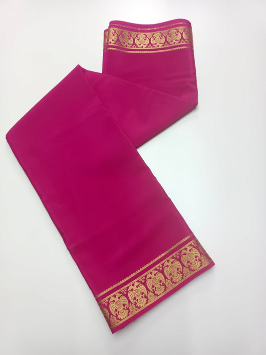 PURE CREPE SILK SAREE - B S CHANNABASAPPA & SONS