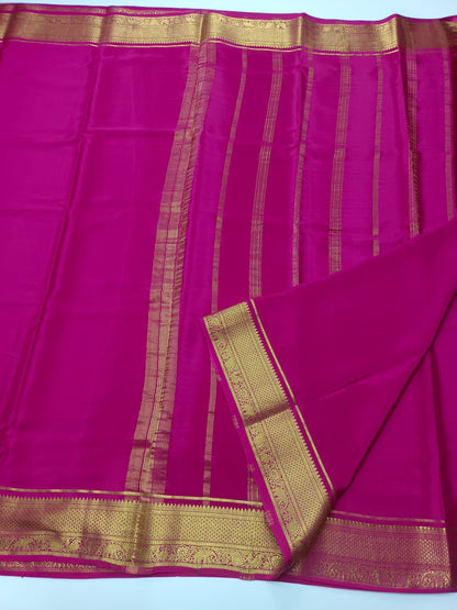 PURE CREPE SILK SAREE - B S CHANNABASAPPA & SONS