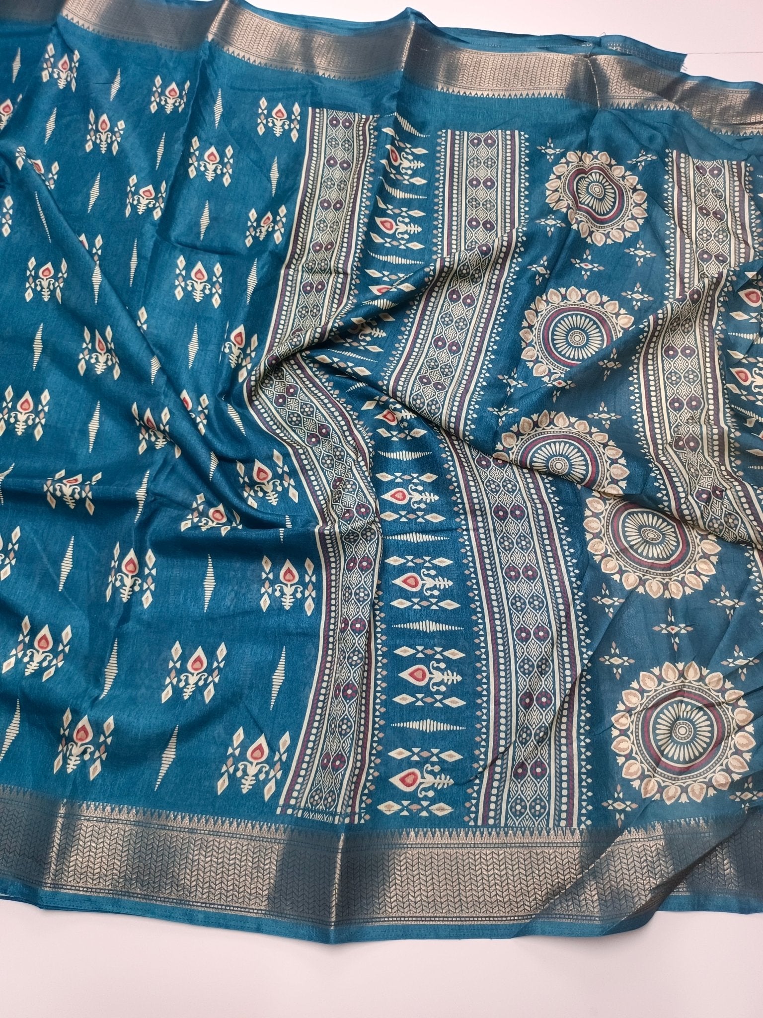 FANCY DOLA SILK SAREE - B S CHANNABASAPPA & SONS