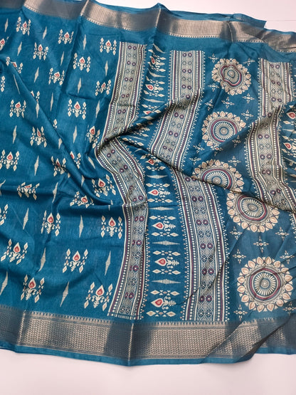 FANCY DOLA SILK SAREE - B S CHANNABASAPPA & SONS