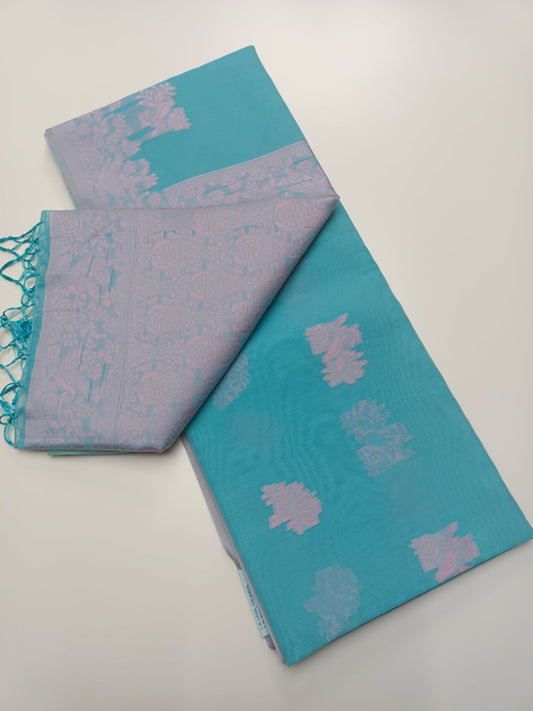 FANCY RAW SILK SAREE - B S CHANNABASAPPA & SONS