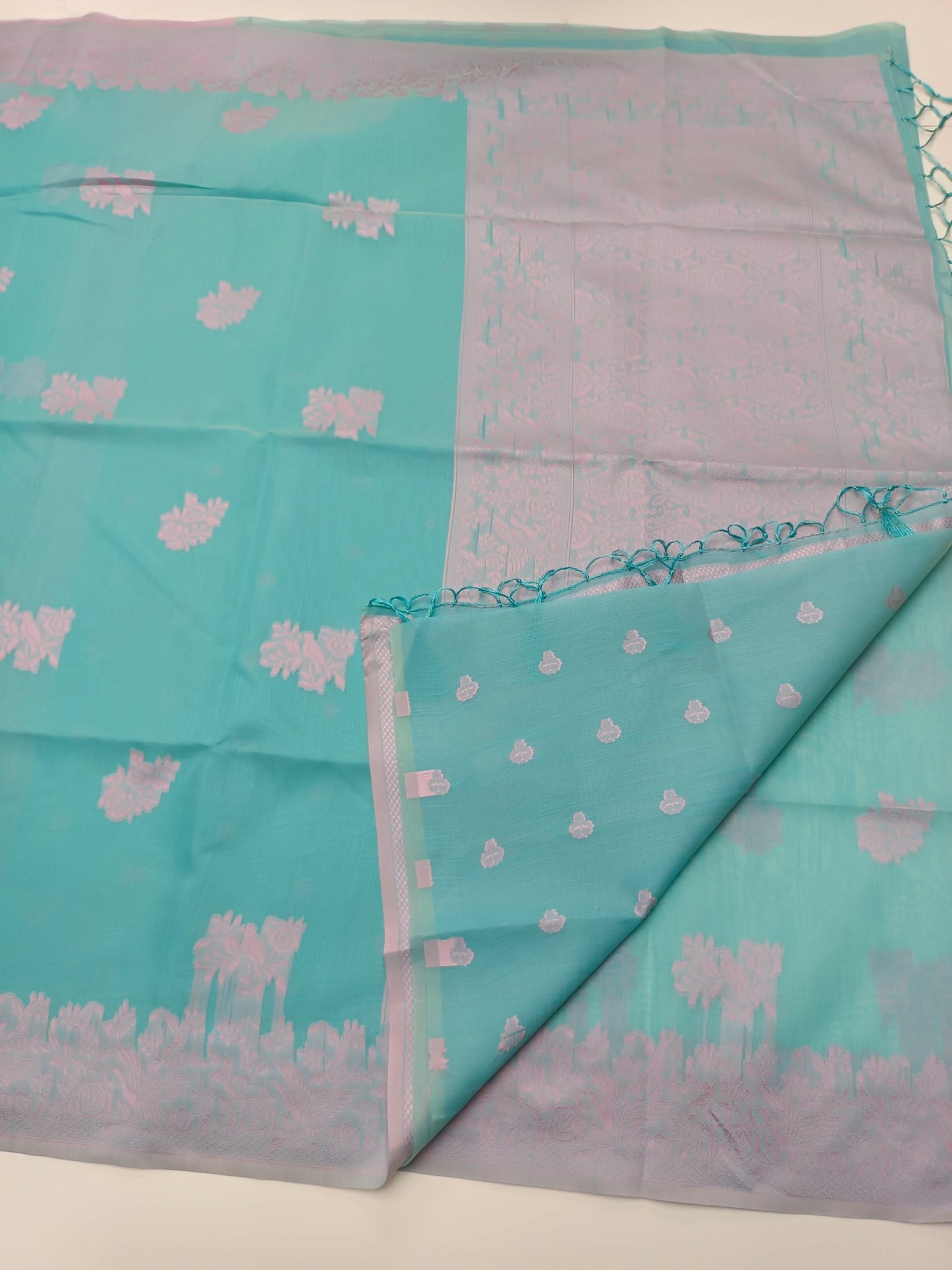 FANCY RAW SILK SAREE - B S CHANNABASAPPA & SONS