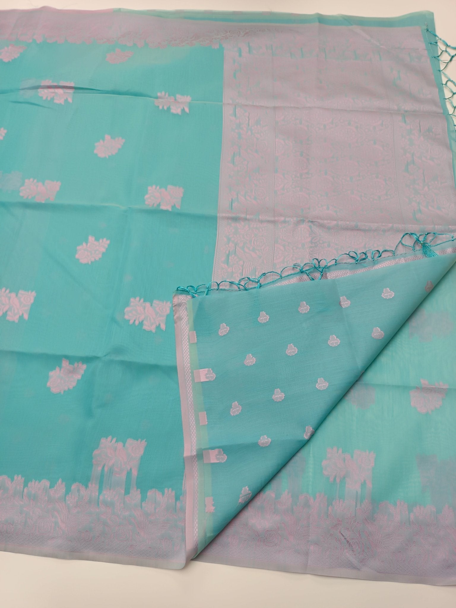 FANCY RAW SILK SAREE - B S CHANNABASAPPA & SONS